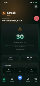 Streak screen